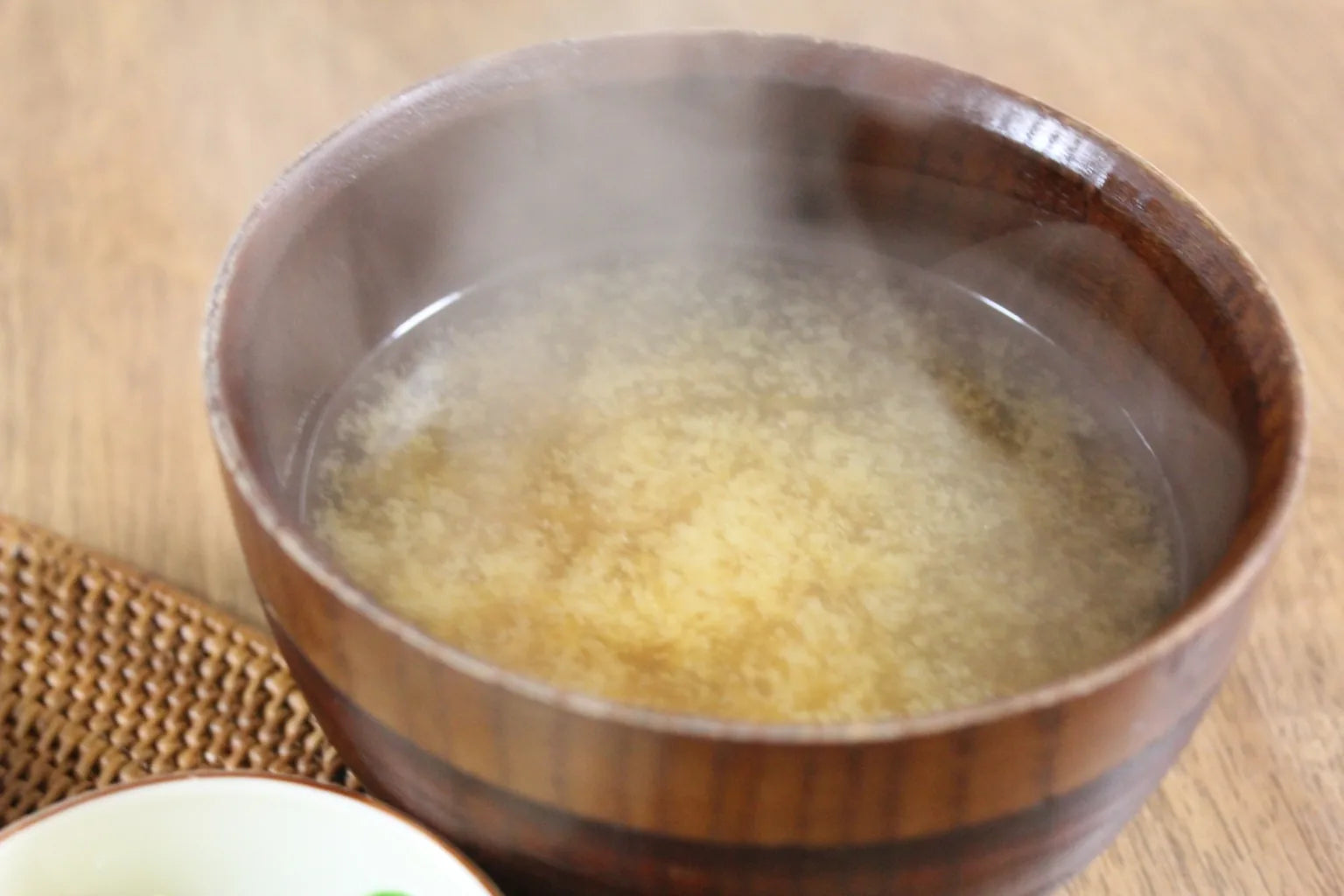 Clear and flavorful Japanese miso soup