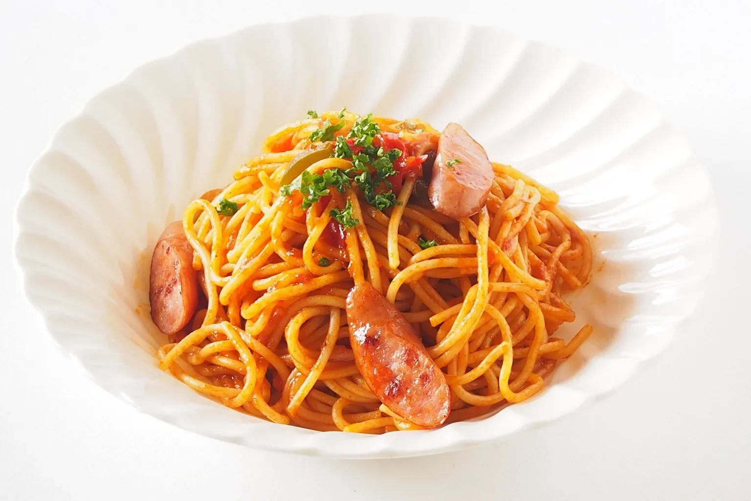 Japanese Napolitan pasta cooked with ONSENSUI99